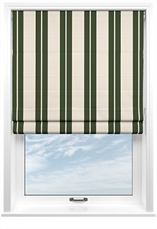 The British Stripe Co. Edward, Chilterns No.1 - Twist&Fit Roman Blind